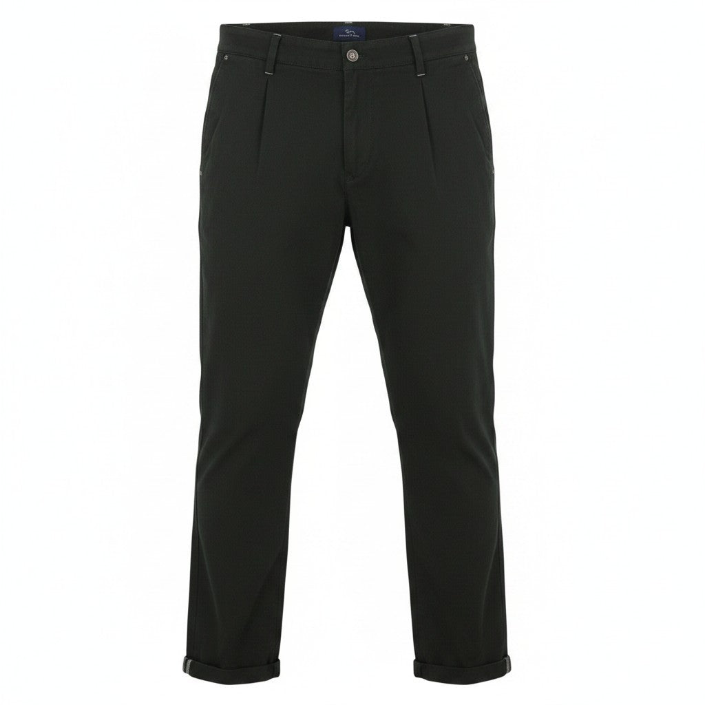 Black Cotton Trousers