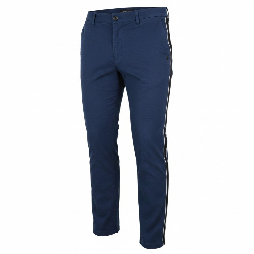 Blue Cotton Trousers