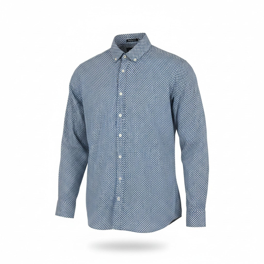 Blue Cotton Shirt