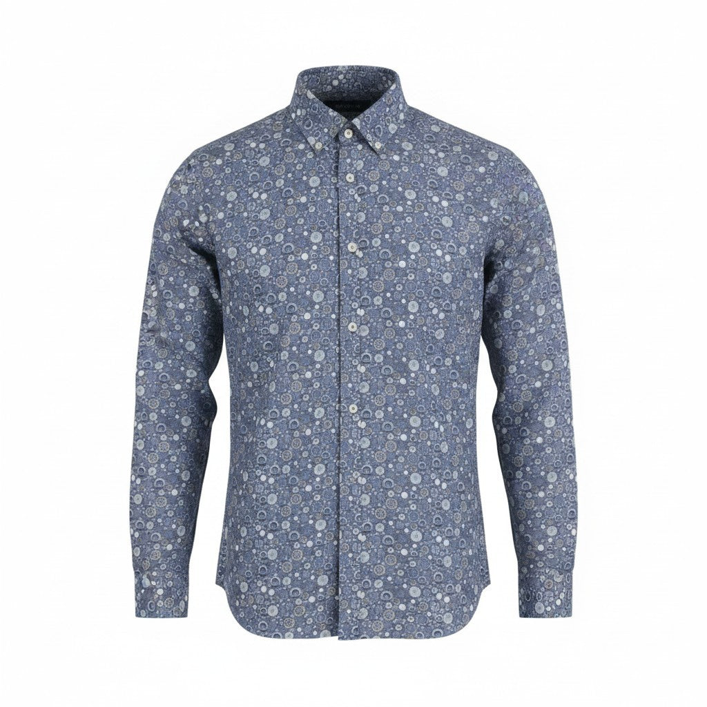 Blue Cotton Shirt