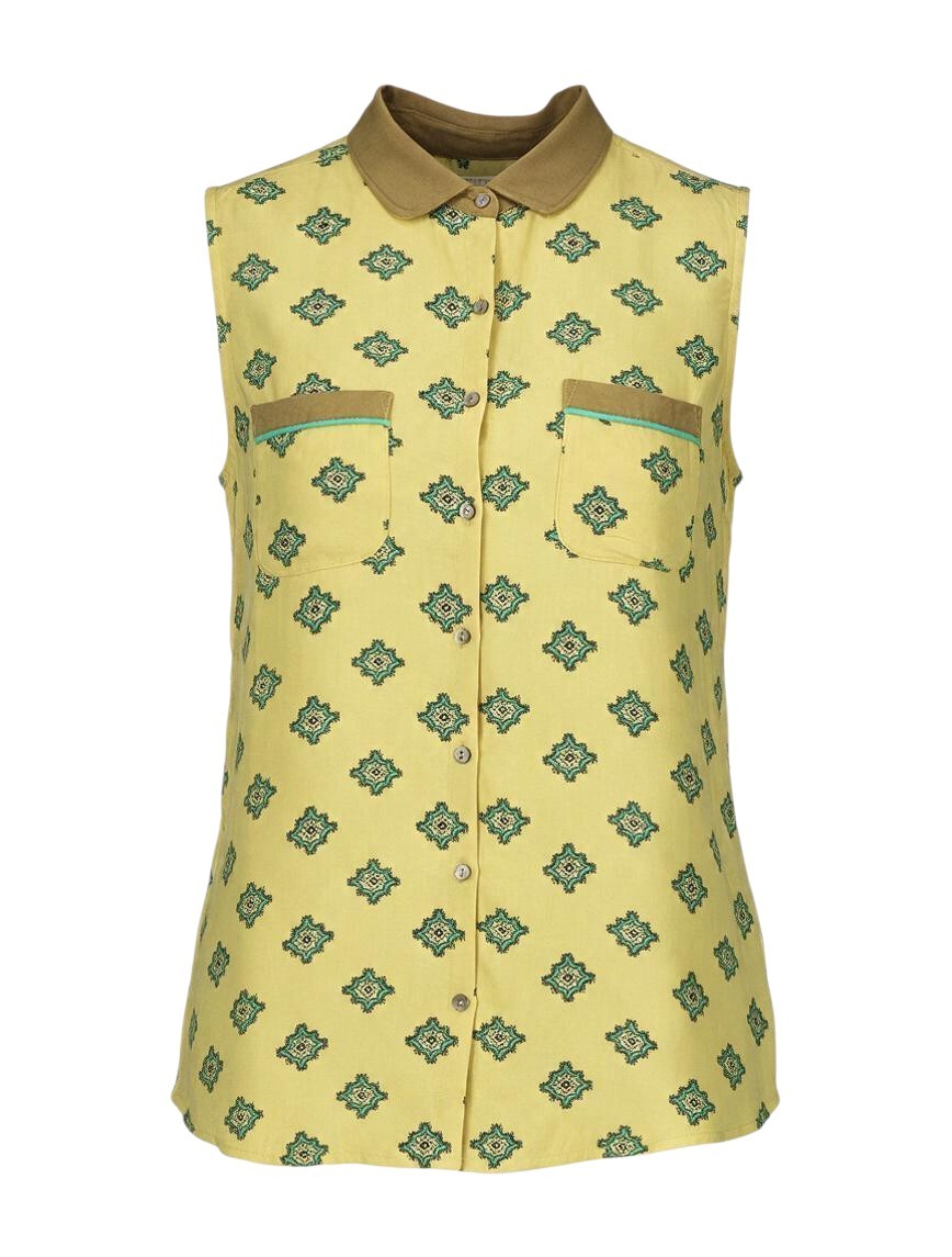 Yellow Cotton Blouse