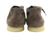 Grey Leather Desert Boots