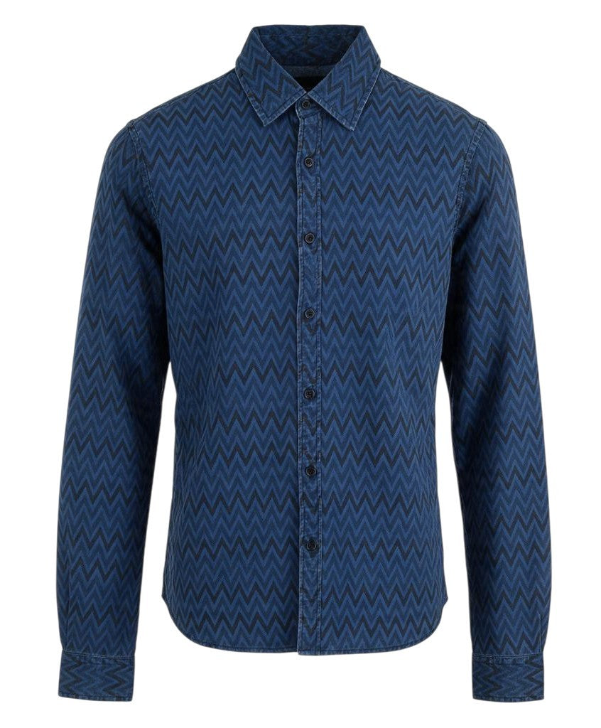 Blue Cotton Shirt