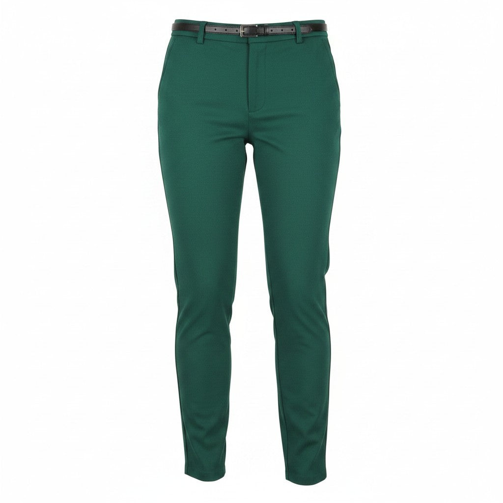 Green Viscose Trousers