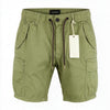 Green Cotton Shorts