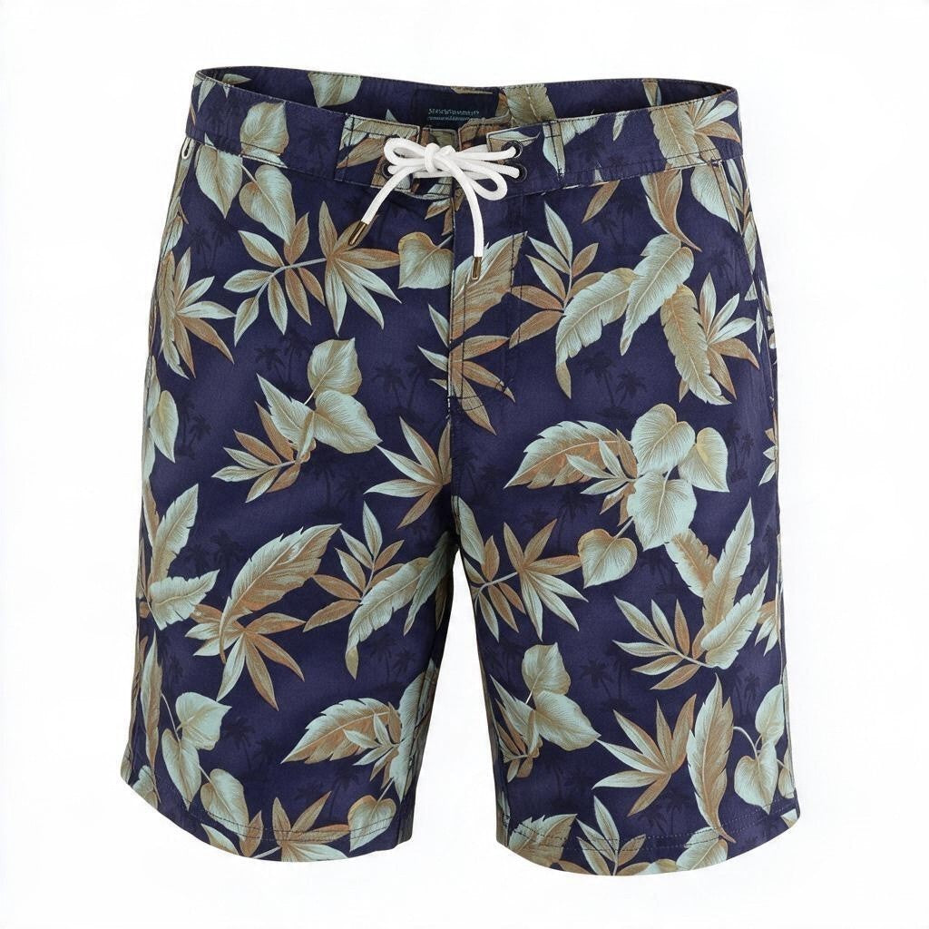 Blue Cotton Swimwear