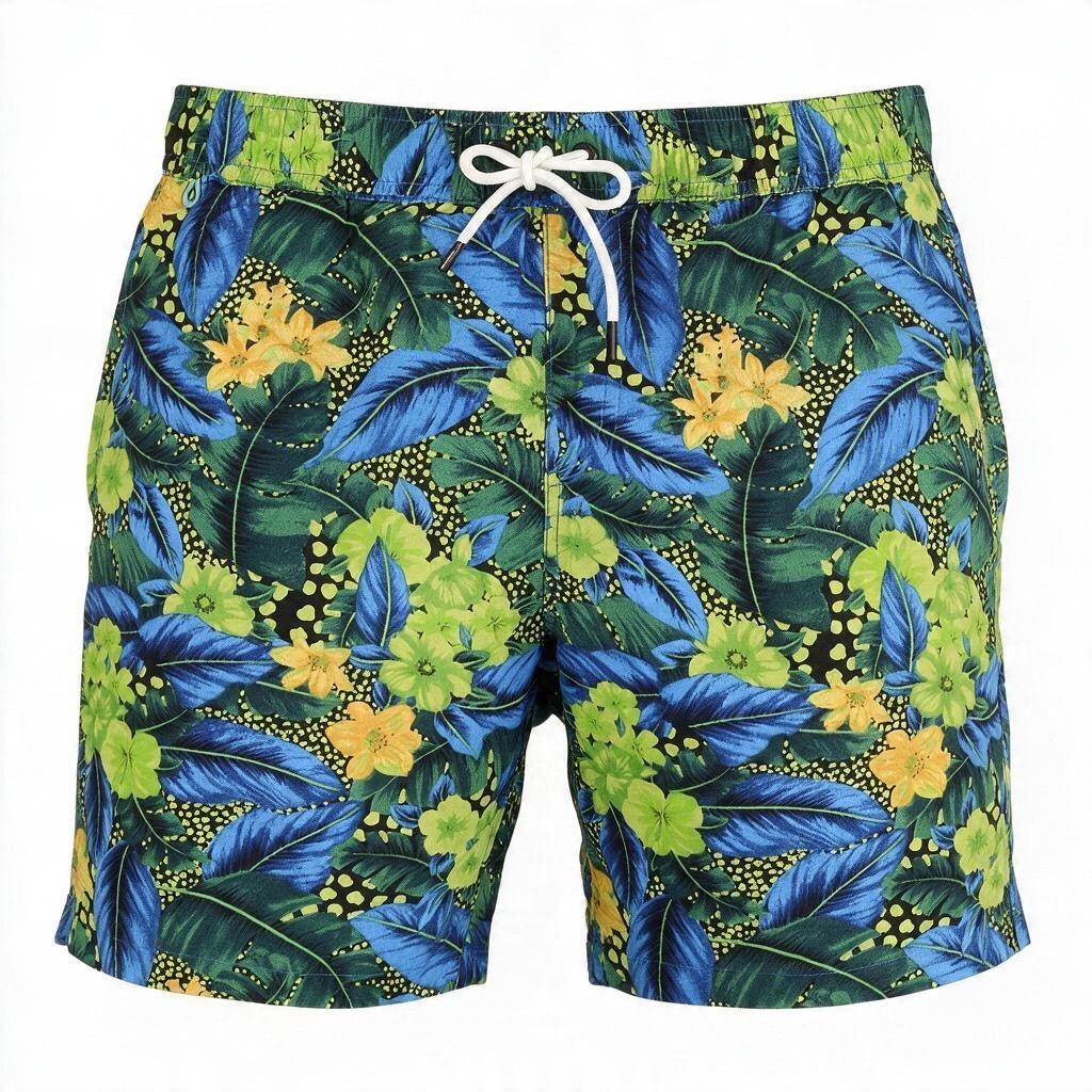Green Cotton Swimwear