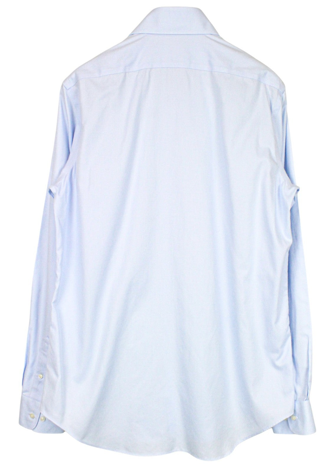 SUITSUPPLY vyriški formalūs marškinėliai, 43 l, šviesiai mėlyni, klasikinio kirpimo, ypač ploni, grynos medvilnės 