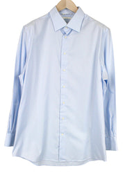 „SUITSUPPLY“ vyriški formalūs marškinėliai, 43/17, šviesiai mėlyni, grynos medvilnės, ploni 