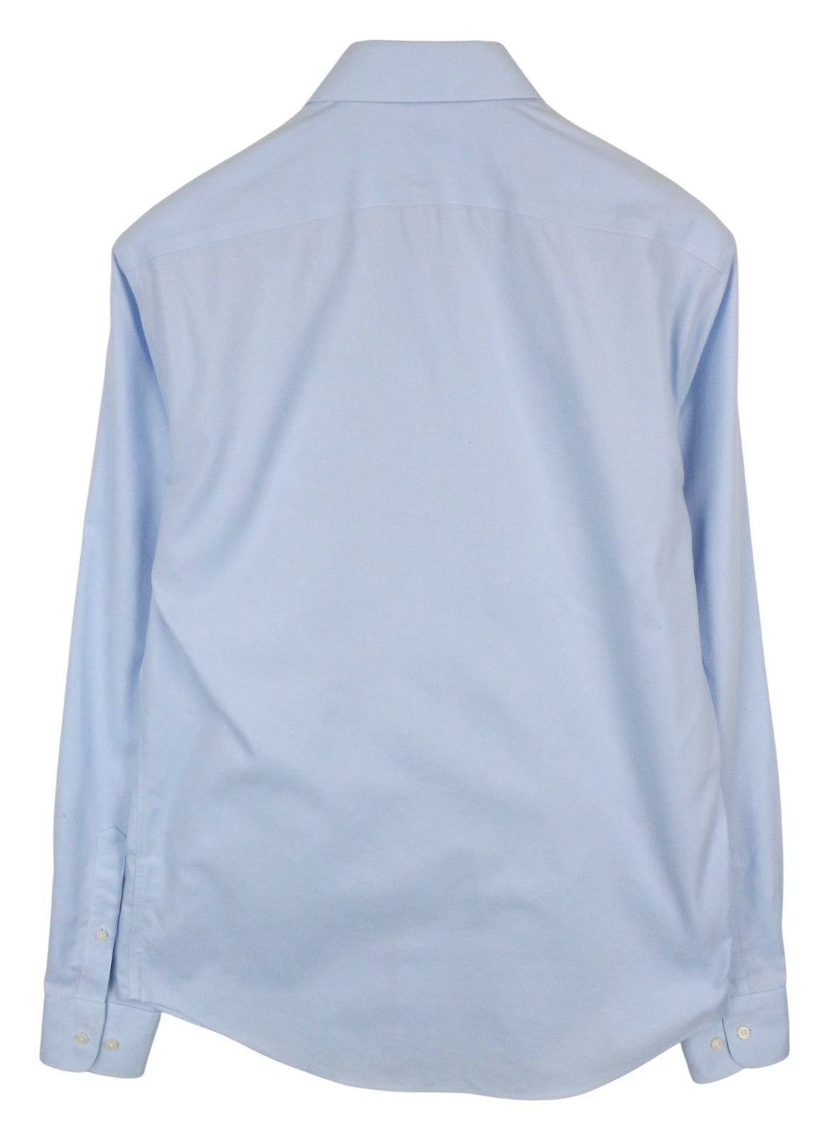 SUITSUPPLY Men's Formal Shirt 41L/16L Blue Melange Try On Slim Fit Pure Cotton