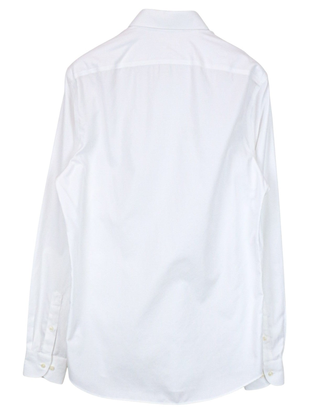 SUITSUPPLY vyriški oficialūs marškinėliai, 41L/16L balti ilgomis rankovėmis, ploni, grynos medvilnės 