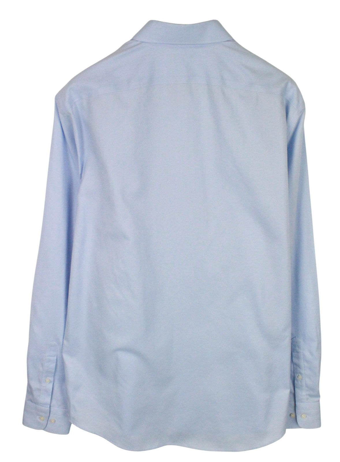 SUITSUPPLY Men's Formal Shirt 45L/17 3/4L Light Blue Try On Slim Fit Pure Cotton