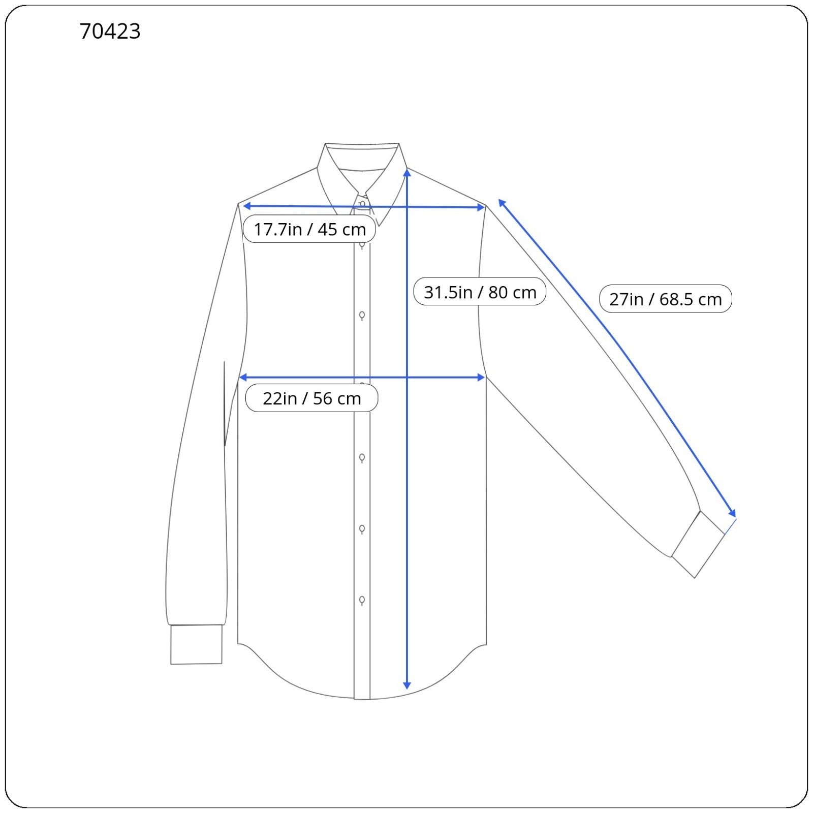 SUITSUPPLY vyriški formalūs marškinėliai 42/16 1/2 šviesiai mėlyni melanžo stiliaus „Traveller Extra Slim“ 
