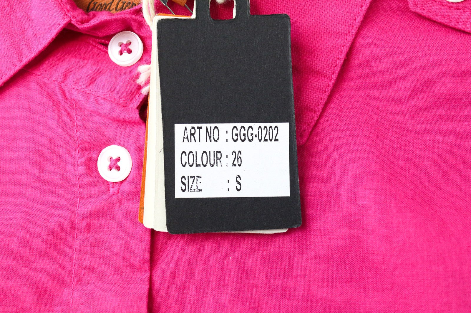 GOOD GENES moteriški marškinėliai S dydžio rožiniai laisvalaikio stiliaus marškinėliai su apykakle ir ilgomis rankovėmis 