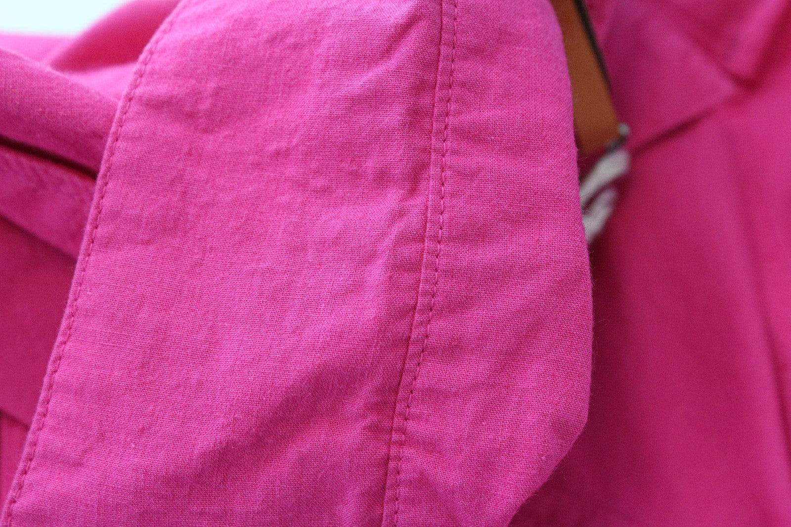 GOOD GENES moteriški marškinėliai S dydžio rožiniai laisvalaikio stiliaus marškinėliai su apykakle ir ilgomis rankovėmis 