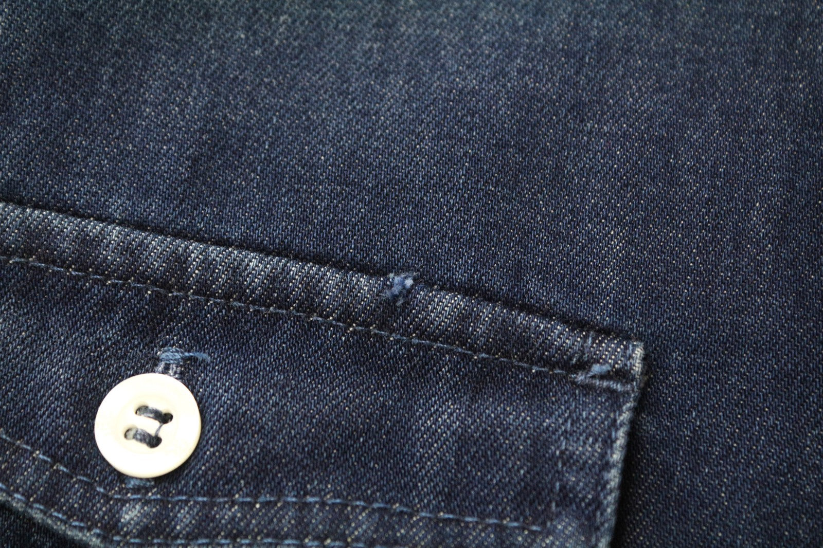 GOOD GENES moteriški marškinėliai S dydžio, mėlyni, skalbto džinso, medvilniniai, su sagomis užsegami, ilgomis rankovėmis 