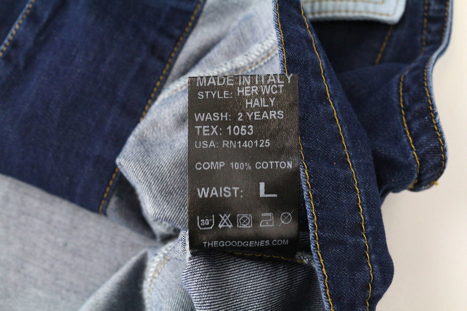 GOOD GENES Haily moteriška džinsinė liemenė L, mėlyna, skalbta gryna medvilnė, be rankovių 