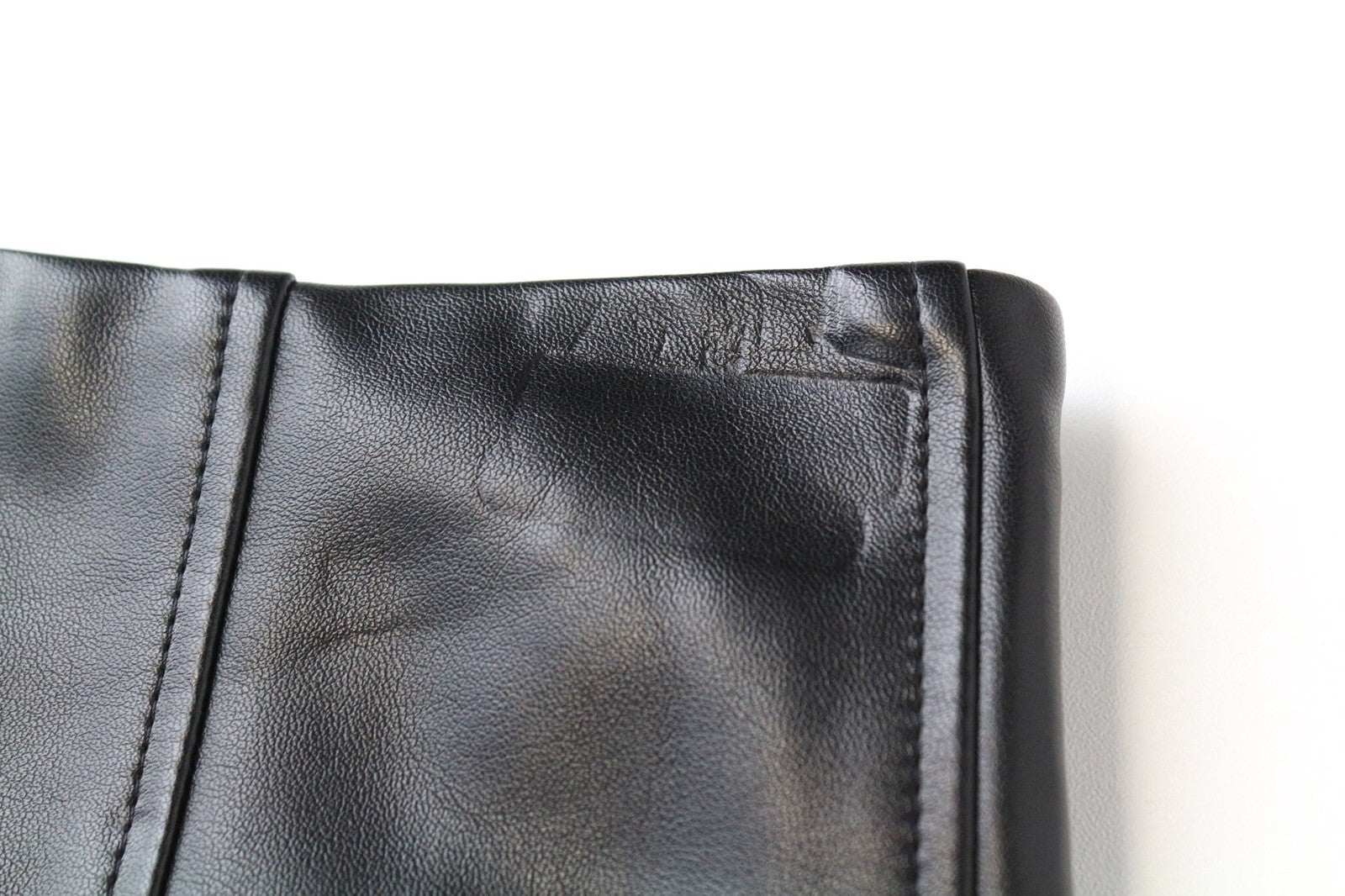 FRANKIE MORELLO Rog moteriškos kelnės 40 UK8 juodos dirbtinės odos kelnės su dygliais 