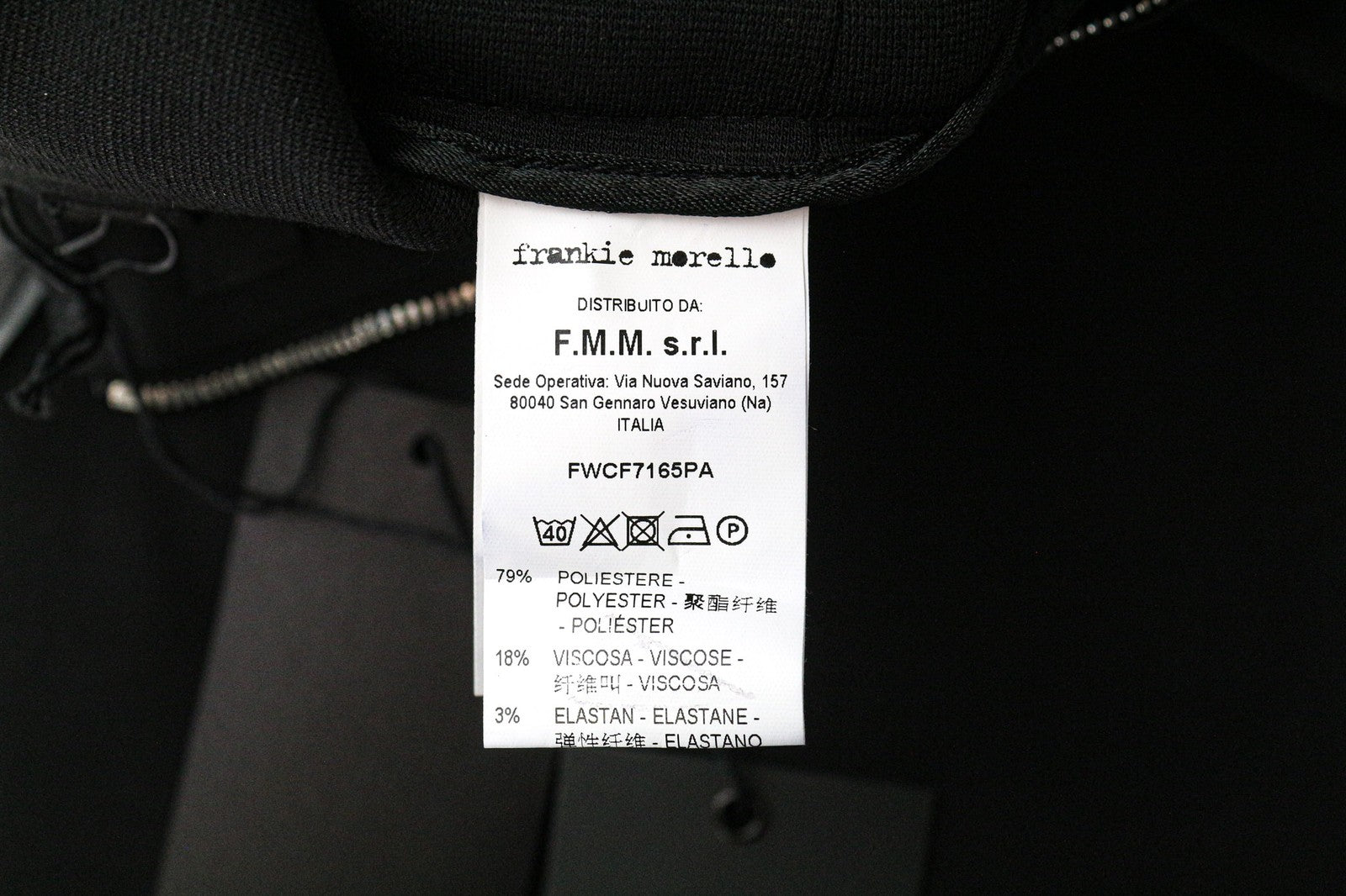 FRANKIE MORELLO Rog moteriškos kelnės 40 UK8 juodos dirbtinės odos kelnės su dygliais 