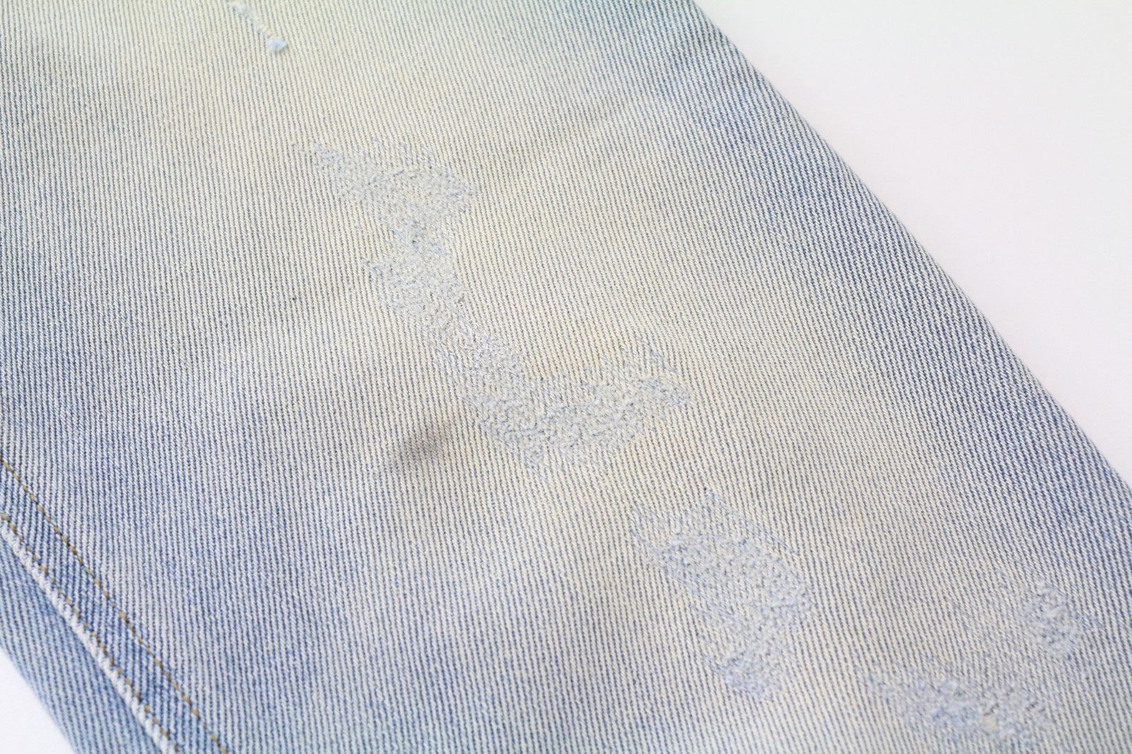 DIESEL D-Eetar 081AK Men's Jeans W28/L32 Blue Aged Wash Cotton Stretch Tapered