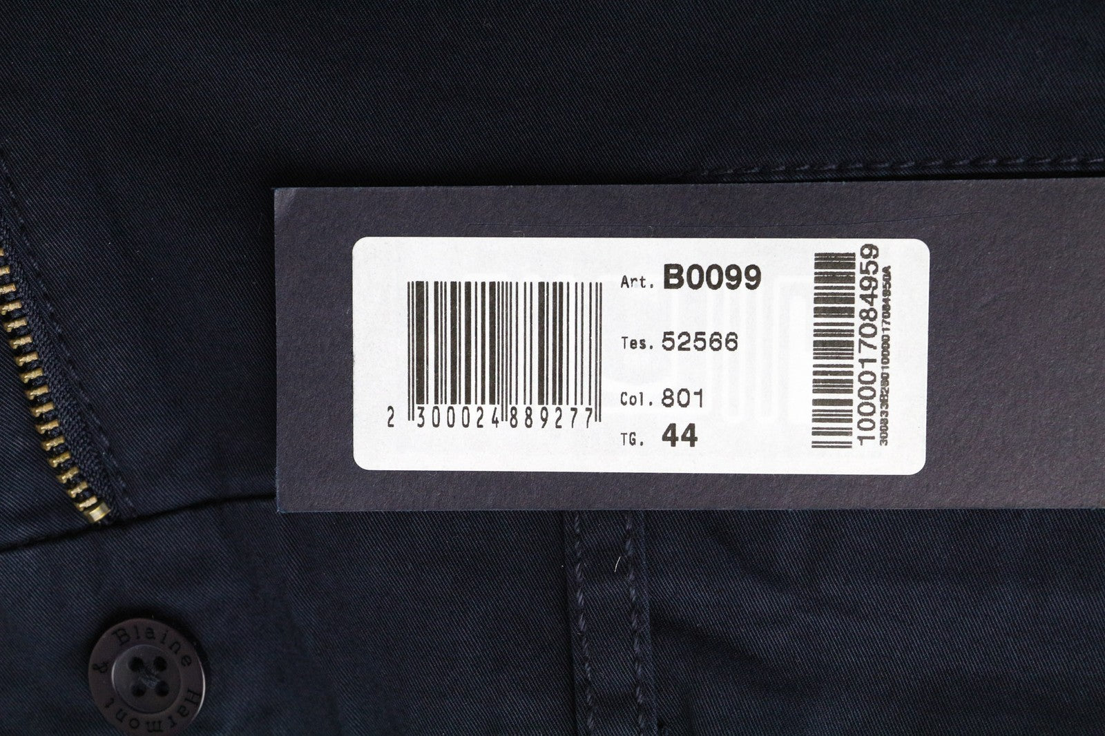 HARMONT &amp; BLAINE vyriški šortai 44 mėlyni, tamprūs, medvilniniai, su keliomis kišenėmis 