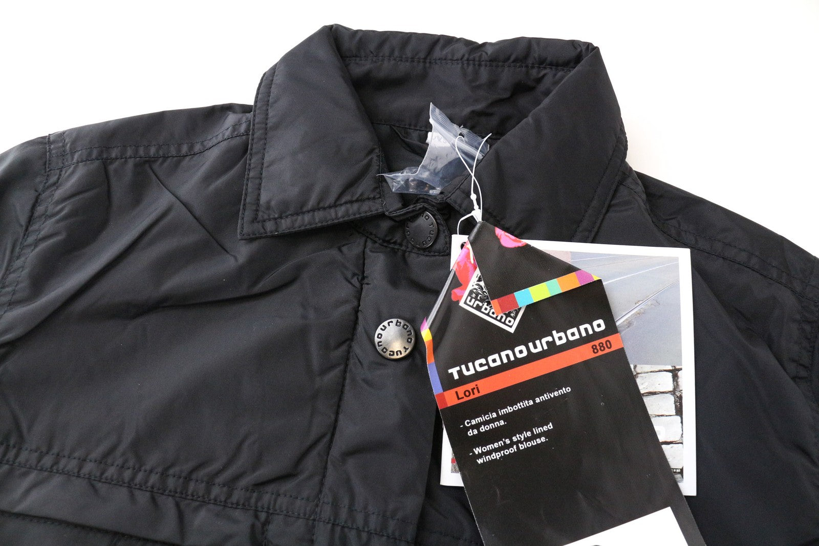 TUCANO URBANO Lori moteriška striukė 2XS juoda, motocikliška, vienaeilė, su apykakle 