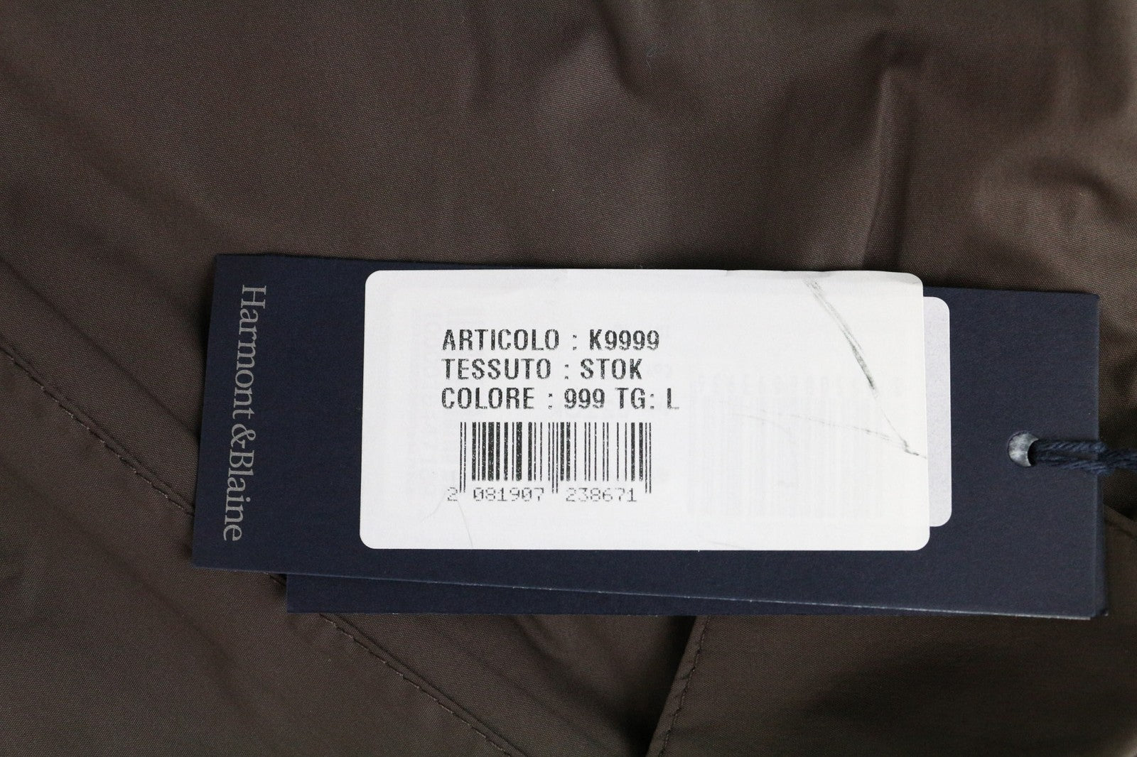 HARMONT &amp; BLAINE vyriška striukė 50 ruda laisvalaikio striukė su vienaeiliu apykakle 