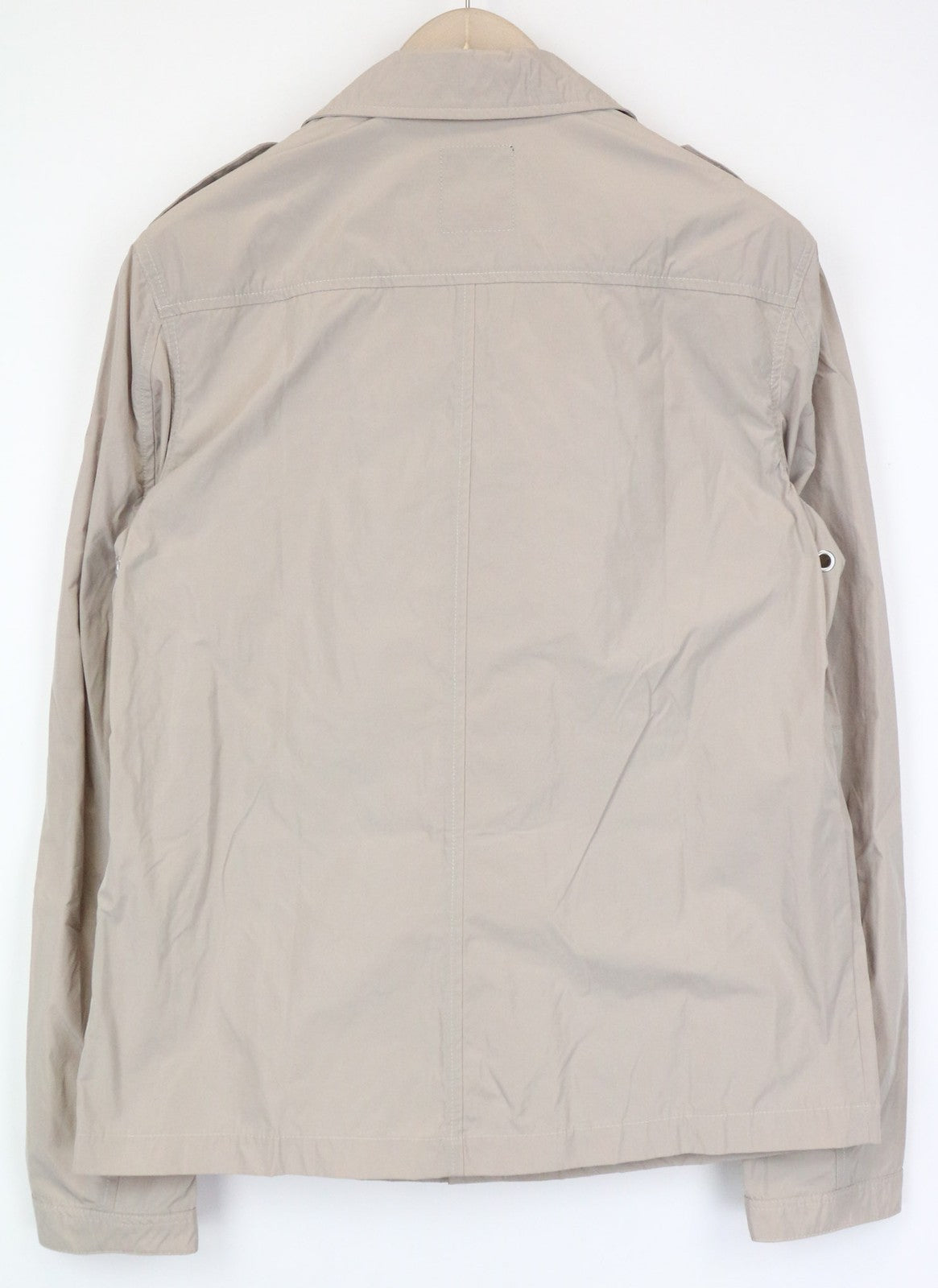 GAUDI JEANS vyriška striukė M smėlio spalvos ruda lengva, vienaeilė, laisvalaikio stiliaus 