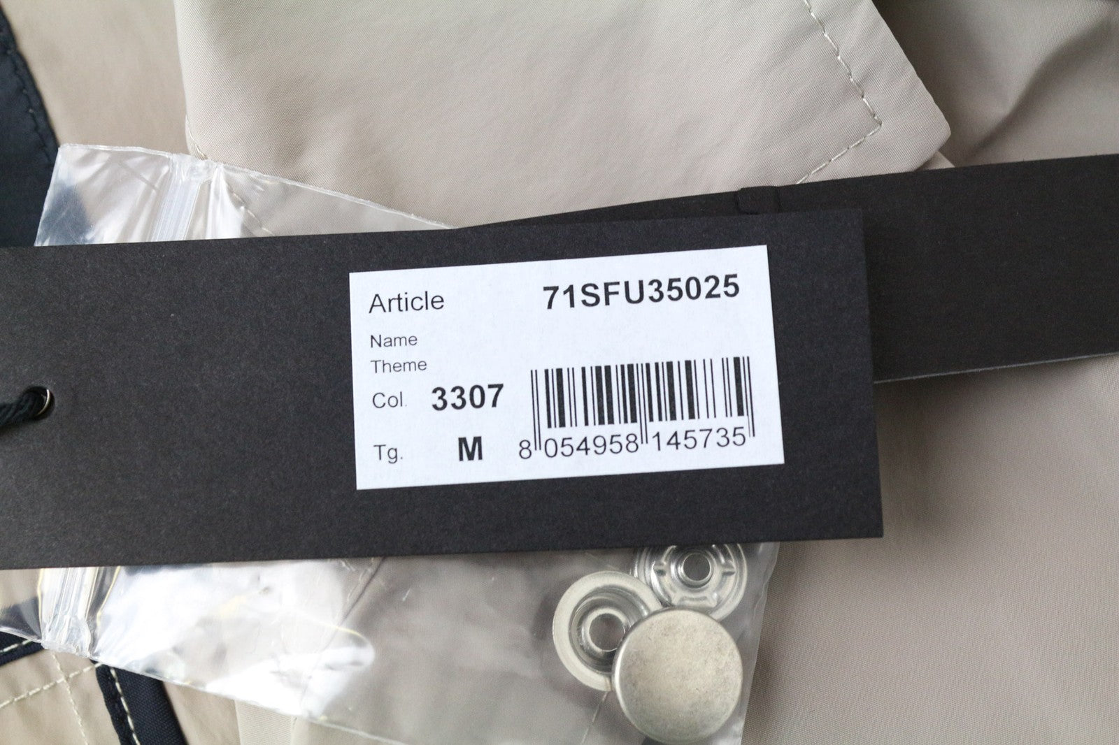 GAUDI JEANS vyriška striukė M smėlio spalvos ruda lengva, vienaeilė, laisvalaikio stiliaus 