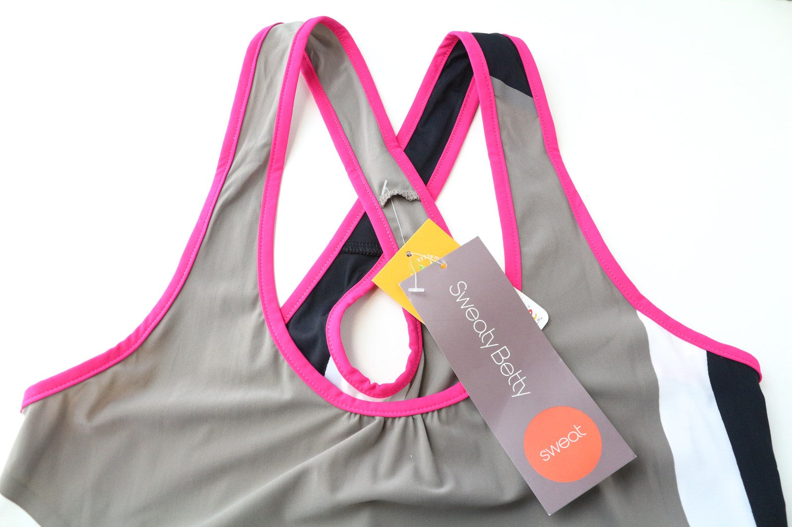 SWEATY BETTY Race Overvest moteriški marškinėliai be rankovių, XS dydžio, pilki, bėgimo aktyvaus laisvalaikio marškinėliai 