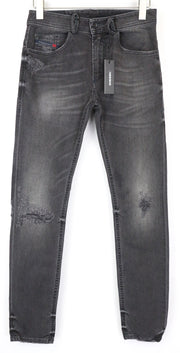 DIESEL Thommer 069BH Men's Jeans W28/L32 Slim Washed Grey Cotton Stretch