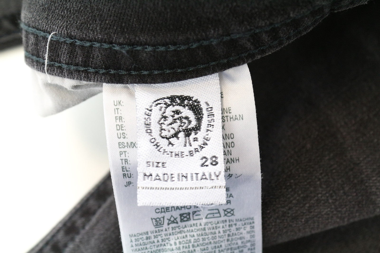 DIESEL Thommer 069BH Men's Jeans W28/L32 Slim Washed Grey Cotton Stretch