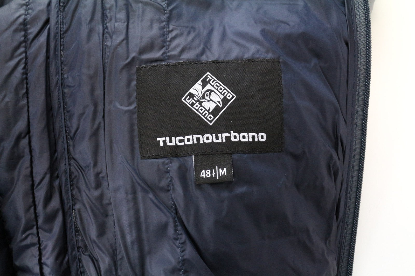 TUCANO URBANO vyriška striukė su pamušalu ir užtrauktuku, pilka, neperpučiama, su užtrauktuku 