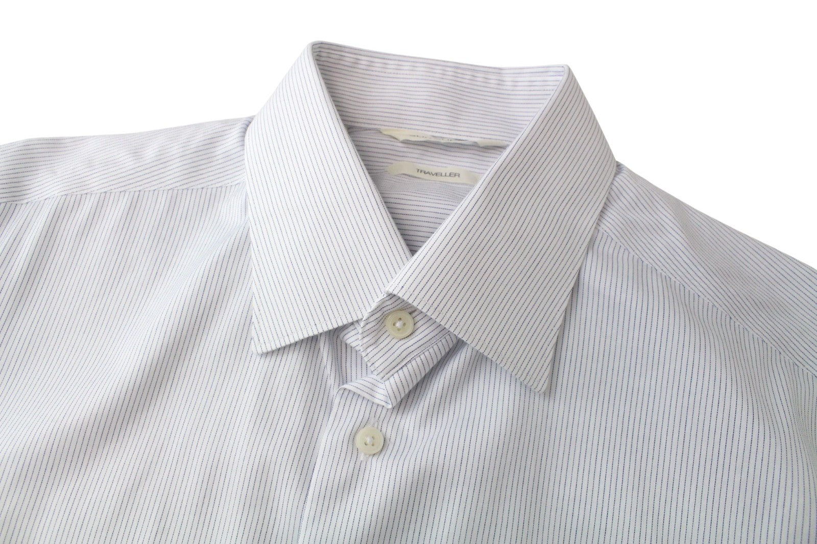 „SUITSUPPLY“ vyriški oficialūs marškinėliai, 39L/15 1/2L, mėlyni dryžuoti, ploni, formalūs 