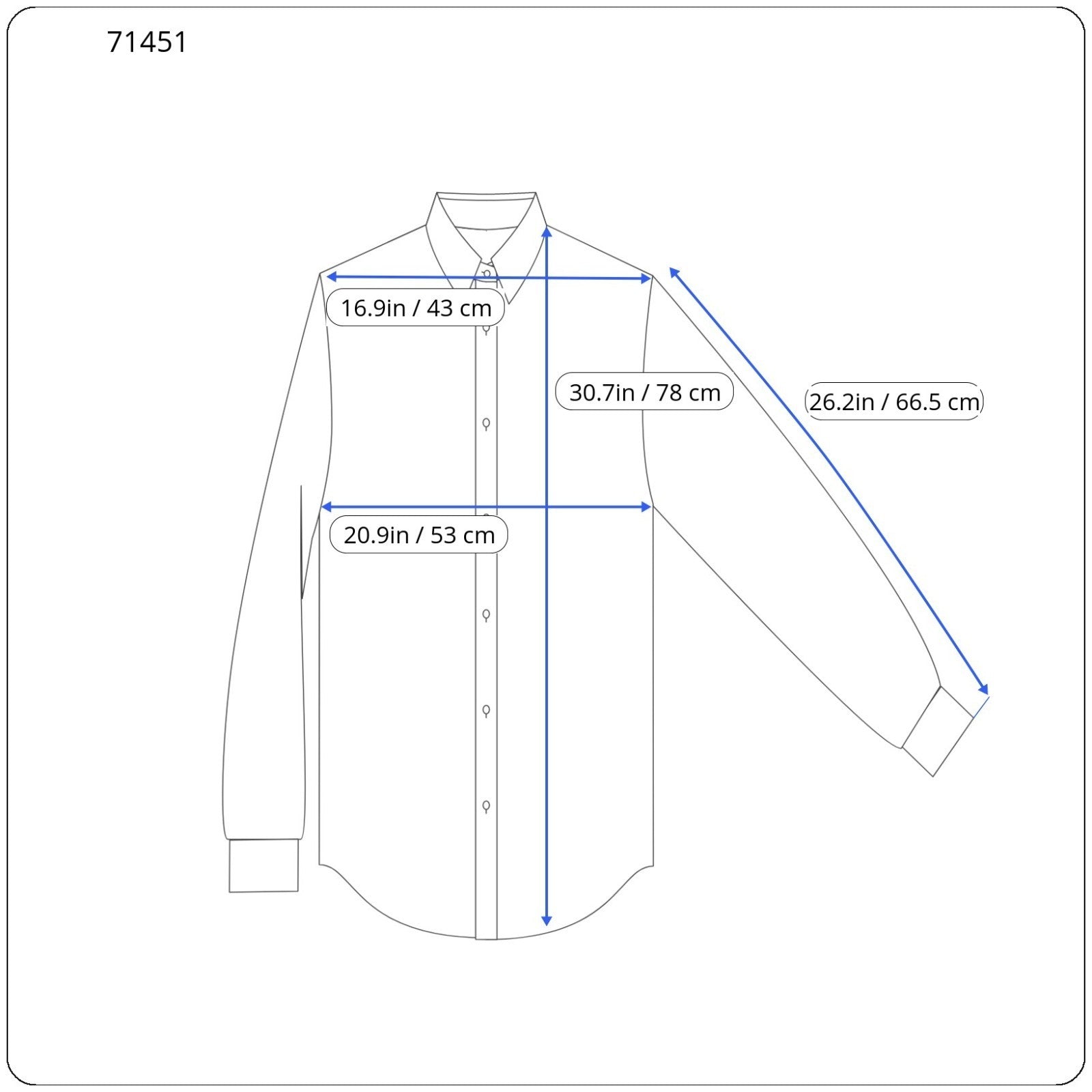 SUITSUPPLY Men's Formal Shirt 38/15 Light Blue Cotton Slim Fit Melange Design