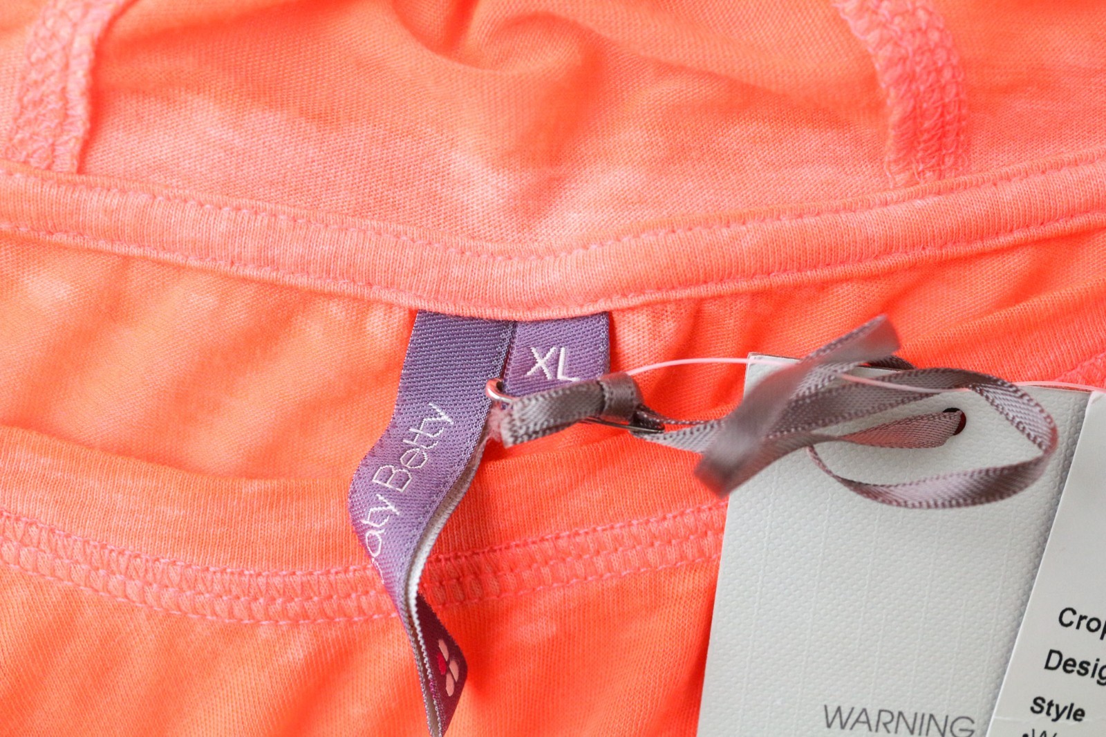 SWEATY BETTY trumpas moteriškas palaidinė be gobtuvo XL dydžio oranžinis sportinis marškinėliai be rankovių 