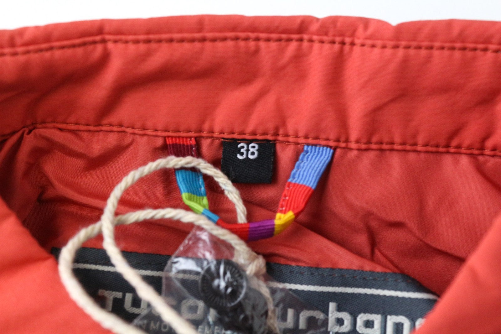 TUCANO URBANO Demetra moteriška striukė IT38 koralų spalvos medvilnės mišinio motociklininko paltas 