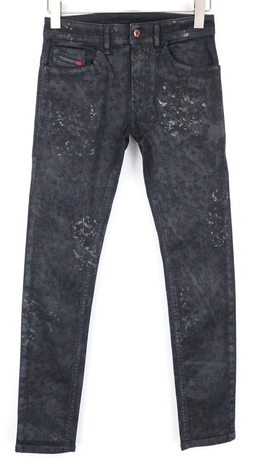 DIESEL Thommer CB-NE 069CQ Men's Jeans W26 Jogg Navy Slim Skinny Sweat Denim