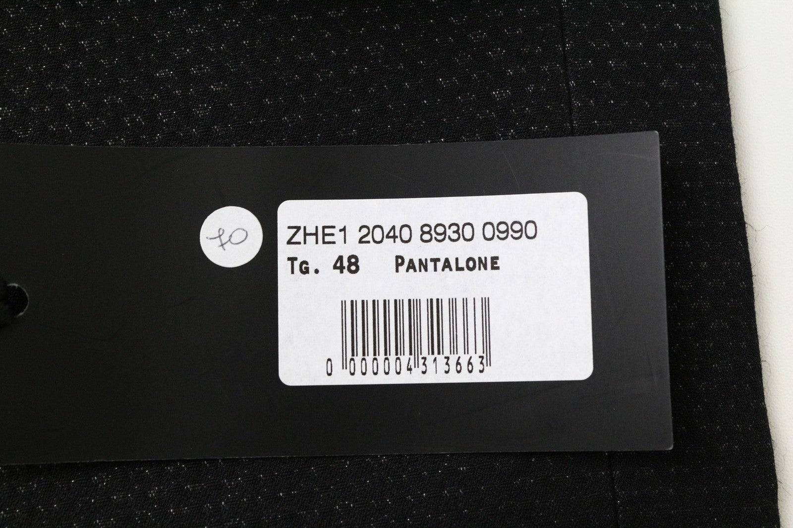 JOHN RICHMOND vyriškos kelnės, UK46, juodos, medvilnės mišinio, plokščio priekio, blizgantys siūlai 