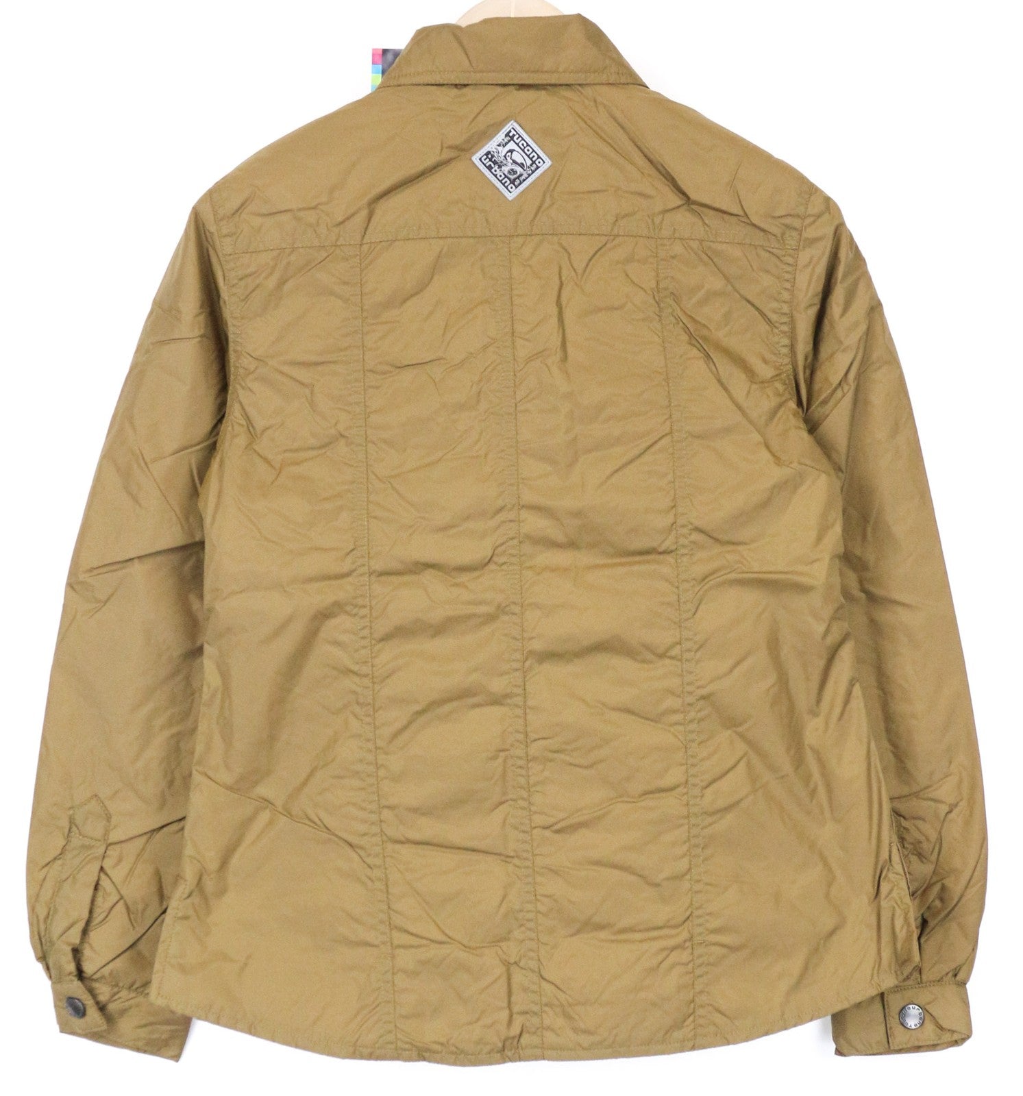 TUCANO URBANO Lori moteriška striukė S ruda, neperpučiama su apykakle ir motociklininko viršutiniais drabužiais 