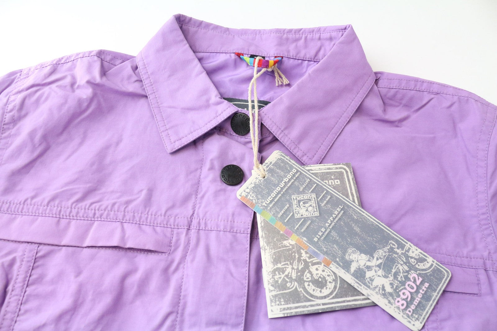 TUCANO URBANO Demetra moteriška striukė IT42 violetinė medvilnės mišinio neperpučiama 