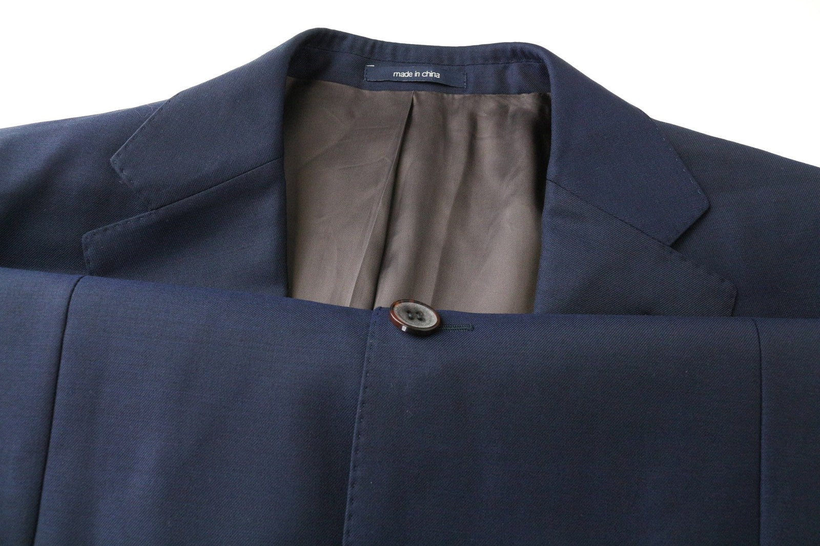 „SUITSUPPLY Napoli“ vyriškas švarkas, UK42R, mėlynas, vilnonis, „Super 110s Zignone“, klasikinio kirpimo 