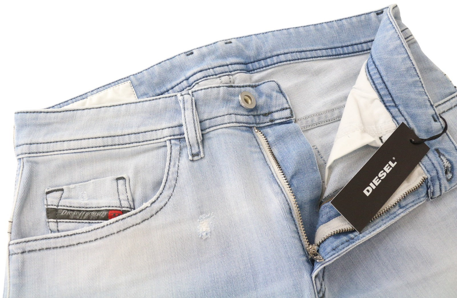 DIESEL Thommer 081AR Men's Jeans W28/L32 Slim Skinny Blue Stretch Denim