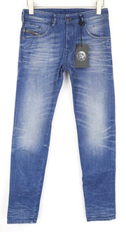 DIESEL D-Bazer 0090D Men's Jeans W28/L32 Tapered Blue Cotton Stretch Denim