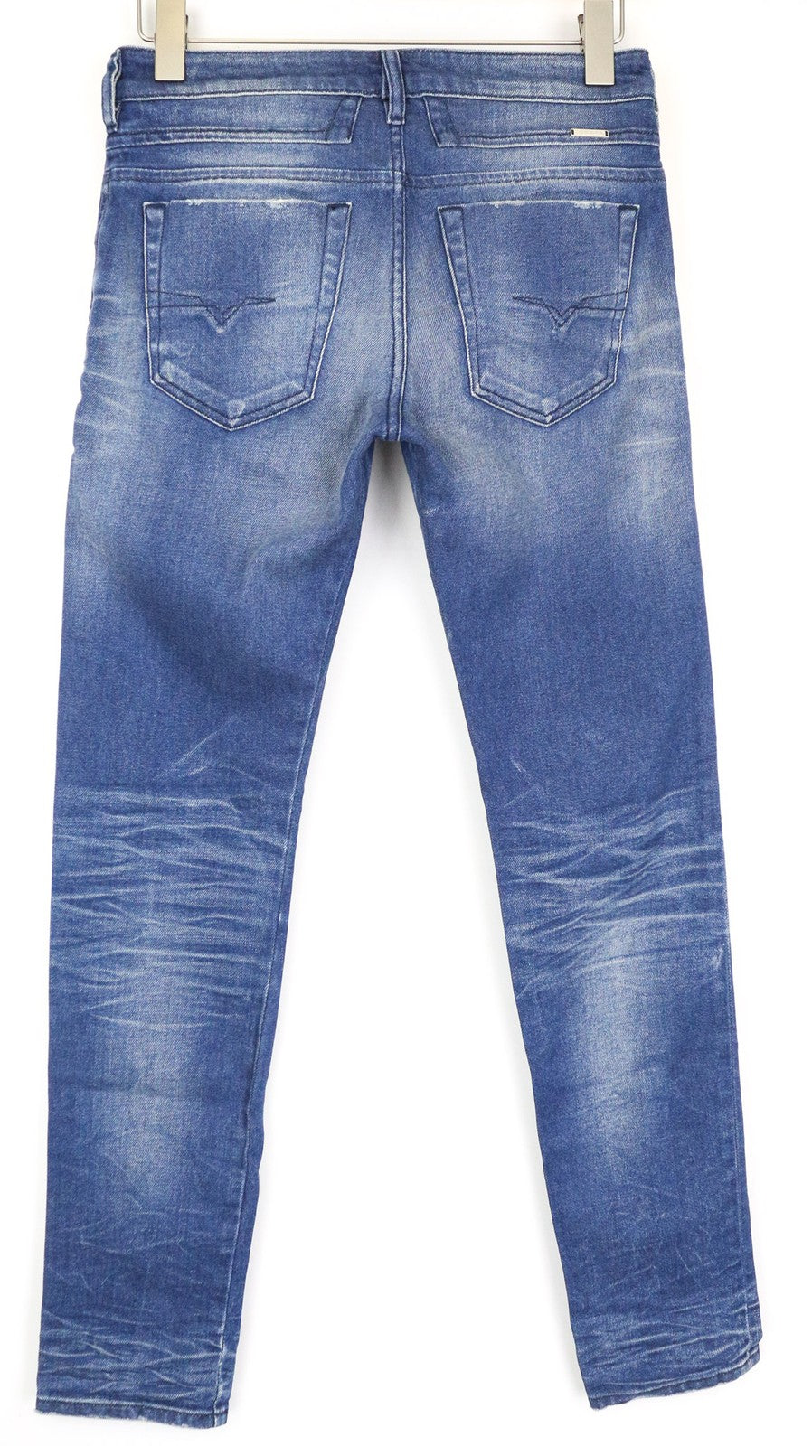 DIESEL D-Bazer 0090D Men's Jeans W28/L32 Tapered Blue Cotton Stretch Denim