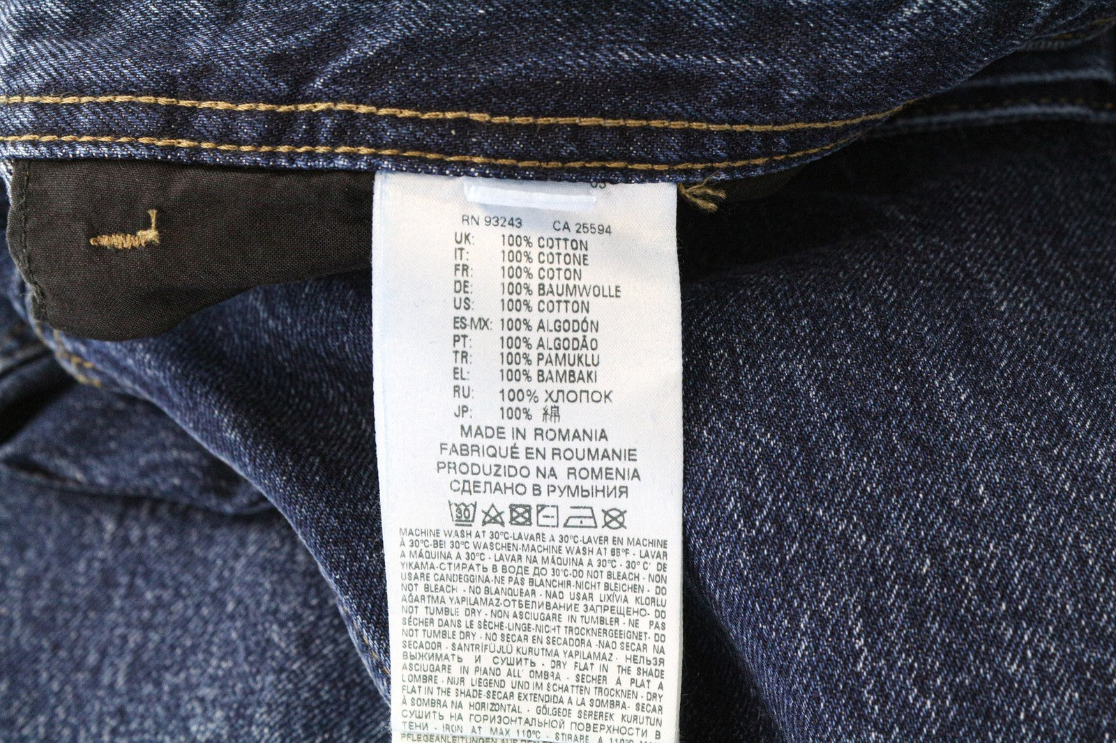 DIESEL BLACK GOLD Type-2830 BG8H6 Men's Jeans ~W30/L35 Slim Blue Denim