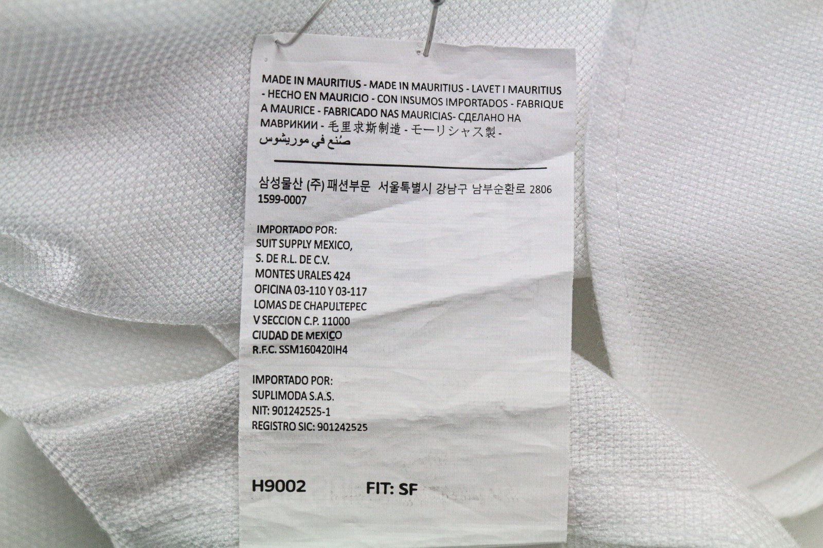 „SUITSUPPLY“ vyriški formalūs marškinėliai 42,7/16 1/2L, balti, ploni, medvilniniai, keliautojams 