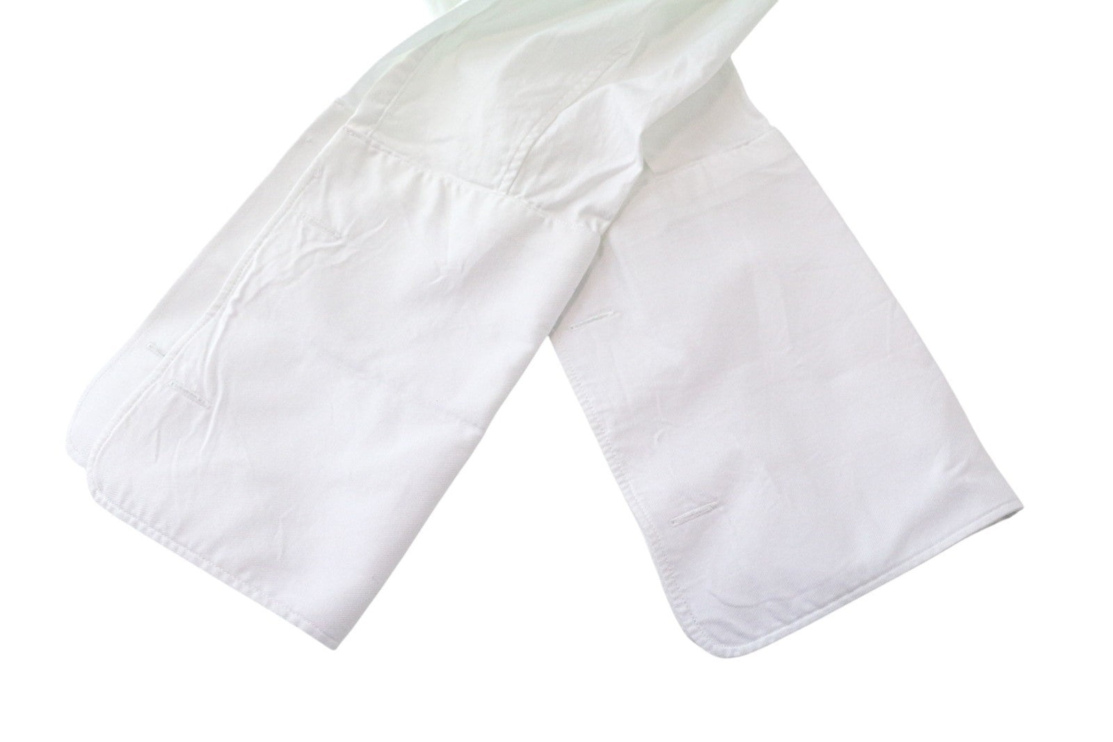 SUITSUPPLY Men's Formal Shirt 39/15 1/2 White Slim Egyptian Cotton Cuff