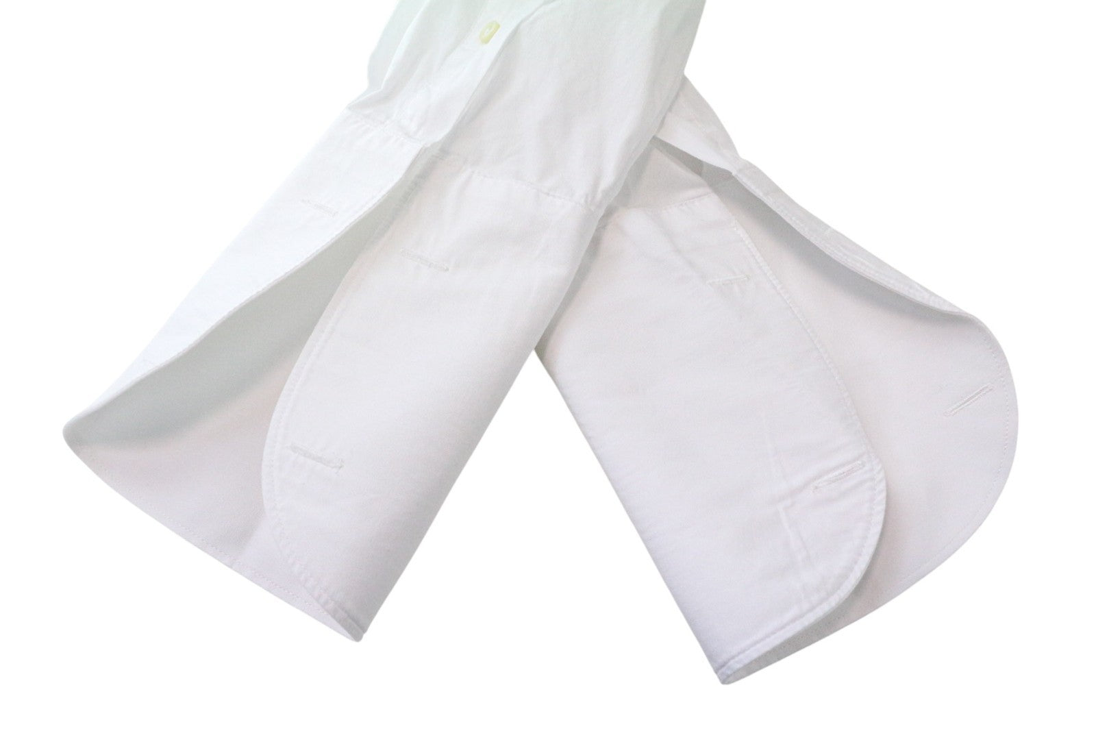 SUITSUPPLY Men's Formal Shirt 41/16 White Slim Egyptian Cotton Classic