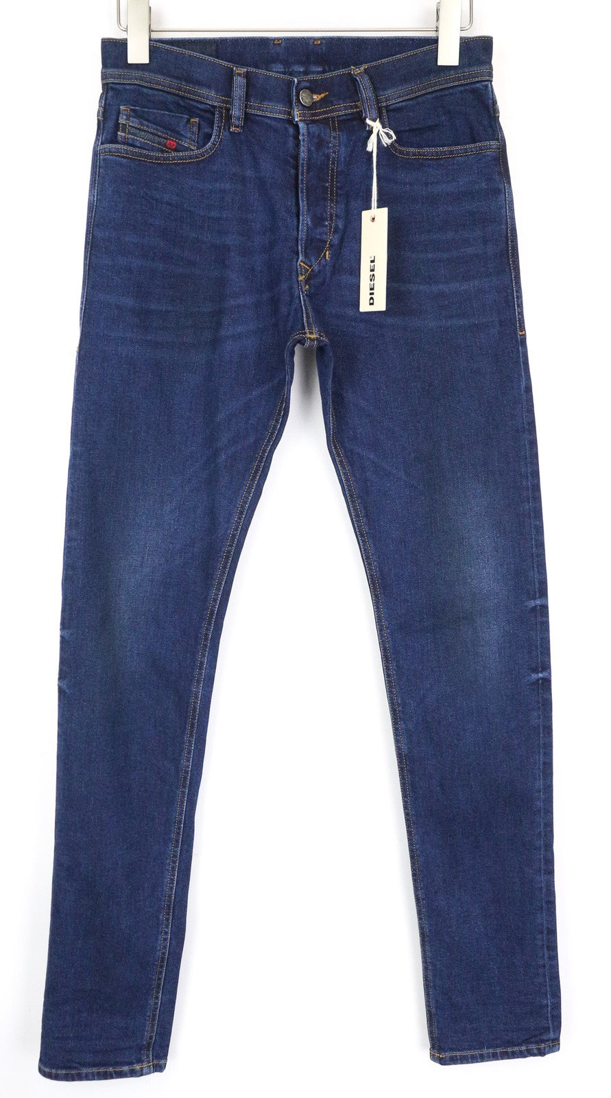 DIESEL Tepphar 084ZC Men's Slim Carrot W28/L32 Blue Stretch Cotton Jeans
